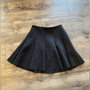 Topshop Black Neoprene Mini Skirt Size 4